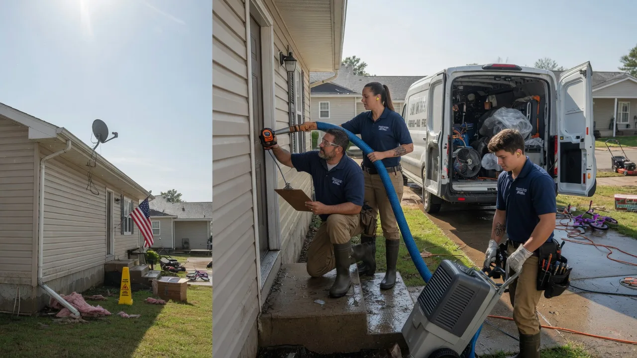 Ceiling Water Damage Restoration in French Camp, MS near me
